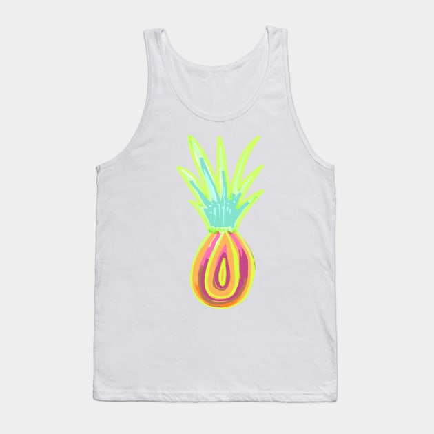 Neon Pineapple Tank Top by Nathalodi